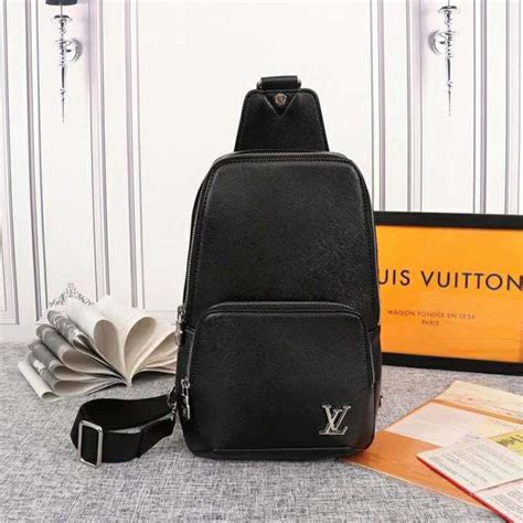 louis vuitton avenue sling bag black|Louis Vuitton sling bag price.